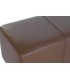 BANCO PIE DE CAMA 120 X 41 ZULE PIEL MARRON 