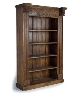 LIBRERIA 142 X 56 CONGO ARTESANAL MADERA MANGO 