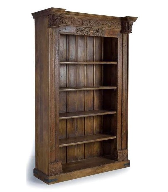 LIBRERIA 142 X 56 CONGO ARTESANAL MADERA MANGO 