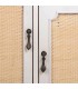 APARADOR 95 X 36 SOLEA MADERA BLANCA RATAN NATURAL