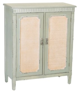 TAQUILLON 78 X 36 SOLEA MADERA BLANCA RATAN NATURAL 