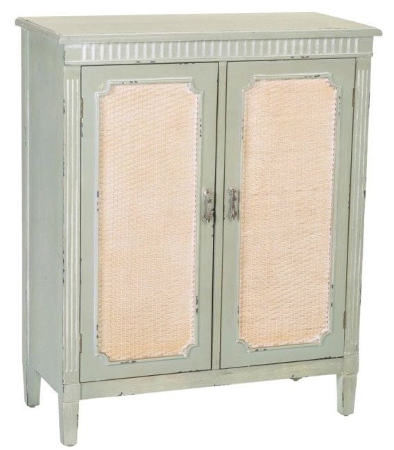 TAQUILLON 78 X 36 SOLEA MADERA BLANCA RATAN NATURAL 