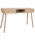ESCRITORIO 120 X 42 CALPE MADERA Y RATAN NATURAL 