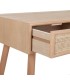 ESCRITORIO 120 X 42 CALPE MADERA Y RATAN NATURAL 