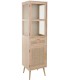 VITRINA 47 X 41 CALPE MADERA Y RATAN NATURAL 