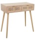 CONSOLA 80 X 42 CALPE MADERA Y RATAN NATURAL 