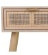 CONSOLA 80 X 42 CALPE MADERA Y RATAN NATURAL 