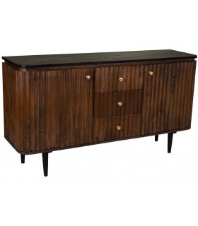 APARADOR 147 X 40 DELUXE MADERA NOGAL