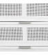 SINFONIER 42 X 37 X 101 DENIA MADERA Y RATAN BLANCA