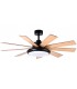VENTILADOR DC PIREO MADERA ROBLE HAYA Y METAL NEGROVENTILADOR DC PIREO MADERA ROBLE HAYA Y METAL NEGRO