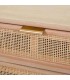 MESITA DE NOCHE 42 X 37 CALPE MADERA Y RATAN NATURAL