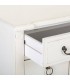 COMODA PEQUEÑA 85 X 38 X 90 MIRLA MADERA BLANCA RATAN NATURAL