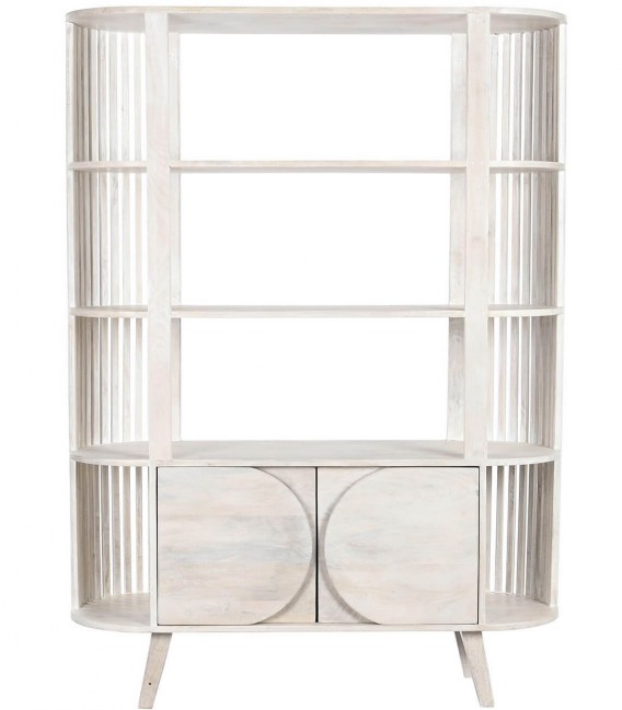 LIBRERIA 116 X 40 CANCUN MANGO BLANCO