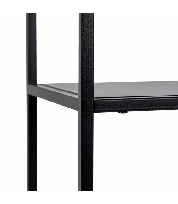 LIBRERIA 90 X 30 NEGRO ACERO