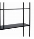 LIBRERIA 90 X 30 NEGRO ACERO