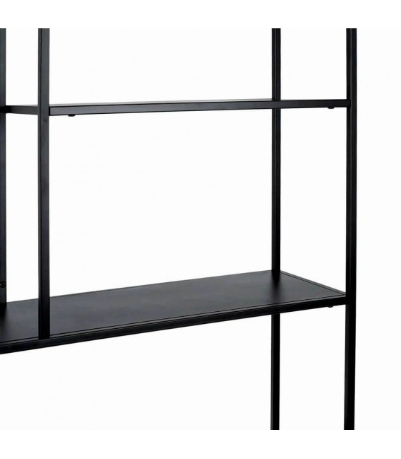 LIBRERIA 90 X 30 NEGRO ACERO