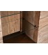 ARMARIO 145 X 40 MIAMI ACACIA NATURAL CRISTAL