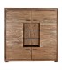 ARMARIO 145 X 40 MIAMI ACACIA NATURAL CRISTAL