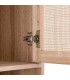 LIBRERIA 90 X 37 CALPE MADERA Y RATAN NATURAL