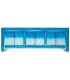 APARADOR 240 X 40 MEDITERRANEO ARTESANAL MADERA LACADA AZUL