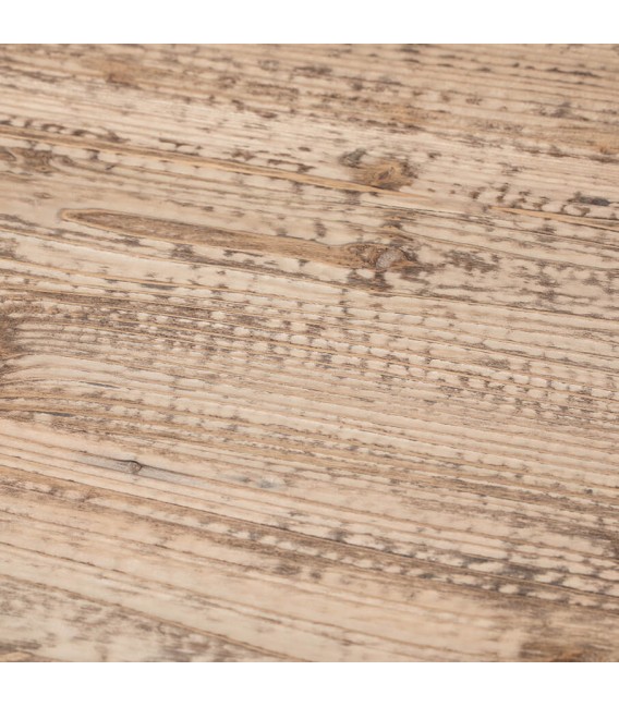 COMODA 179 X 48 SUIZA ARTESANAL MADERA NATURAL Y AZUL