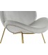 SILLA 63 X 57 X 73 BEST METAL ORO TERCIOPELO GRIS