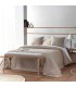 BANCO PIE DE CAMA 110 x 37 TONETT MADERA NATURAL TELA GRIS