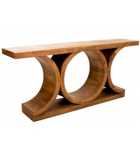CONSOLA 173 X 36 MADERA ACABADO ARTESANAL