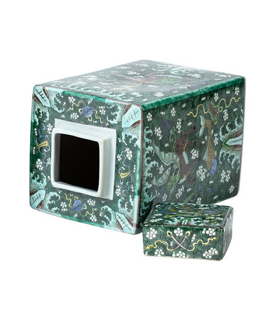 JARRON 18 X 18 PONG ARTESANAL CERAMICA LACADA