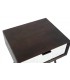 MESITA DE NOCHE 45 X 38 TASMANIA MADERA WENGUE METAL