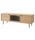 MUEBLE TV 160 X 42 SULTA MADERA NATURAL Y NEGRO