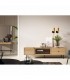 MUEBLE TV 200 X 40 SULTA MADERA NATURAL Y NEGRO