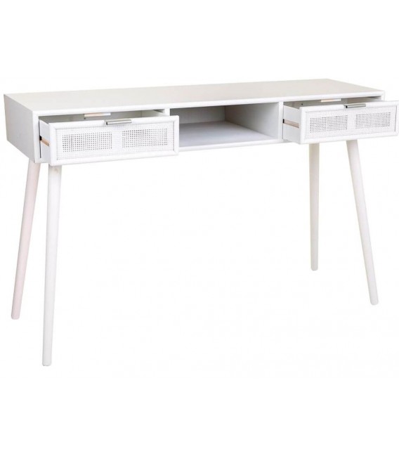 CONSOLA 120 X 42 COLOMBIA MADERA NATURAL RATTAN