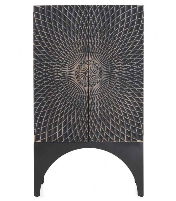 ARMARIO 80 X 40 COMPAS ARTESANAL MADERA GRIS