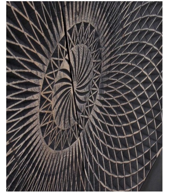 ARMARIO 80 X 40 COMPAS ARTESANAL MADERA GRIS