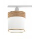 LAMPARA DE TECHO 55 X 14 CLOE METAL BLANCO Y TEXTIL ROBLE Y BLANCO