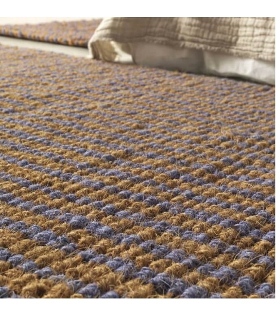 ALFOMBRA 210 X 150 ALCOR ARTESANAL YUTE NATURAL Y GRIS