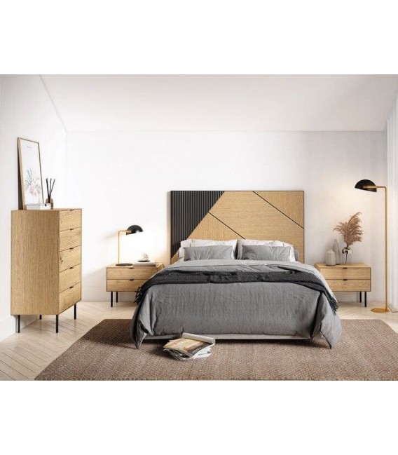 SINFONIER 70 X 40 SULTA MADERA ROBLE NATURAL Y NEGRO