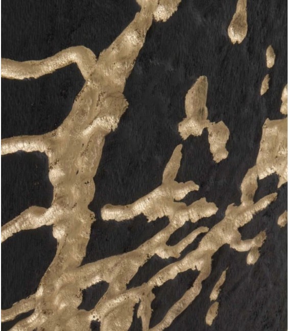 ARMARIO 100 X 4N SOL MADERA MANGO WENGUE METAL ORO