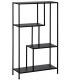 LIBRERIA 65 X 25 TERUEL METAL NEGRO