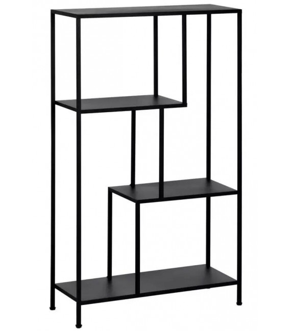 LIBRERIA 65 X 25 TERUEL METAL NEGRO