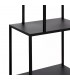 LIBRERIA 65 X 25 TERUEL METAL NEGRO