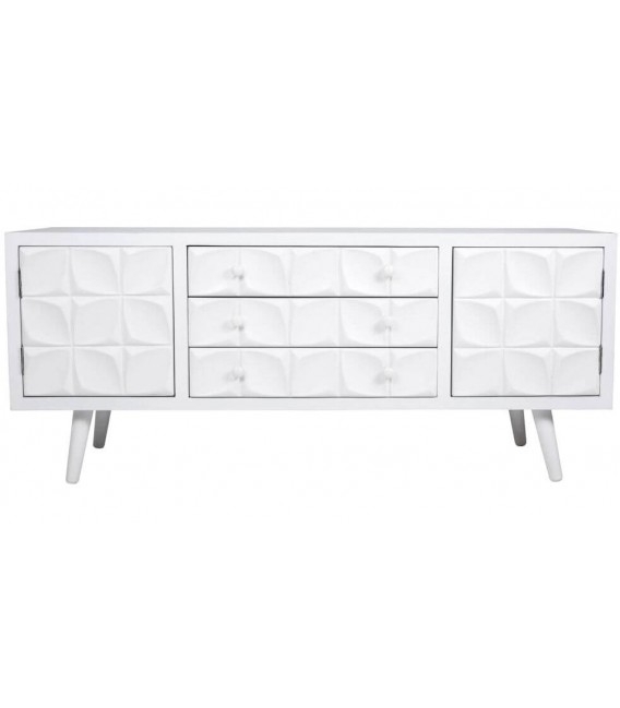 MUEBLE TV 136 X 43 NORUEGA MADERA DE ACACIA BLANCA