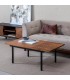 MESA DE CENTRO 110 X 60 EEUU MADERA DE ABETO HIERRO