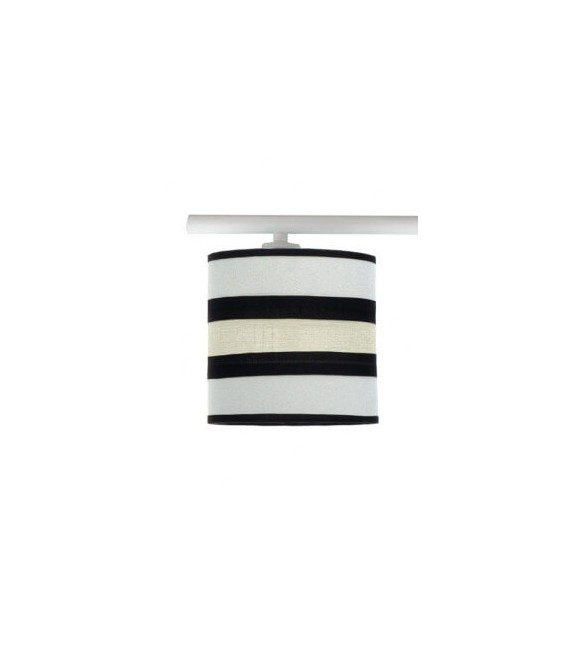 LAMPARA DE TECHO 43 X 14 KARLA BLANCA Y BEIGE METAL BLANCO