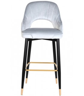 TABURETE 48 X 53 POLIESTER TERCIOPELO METAL