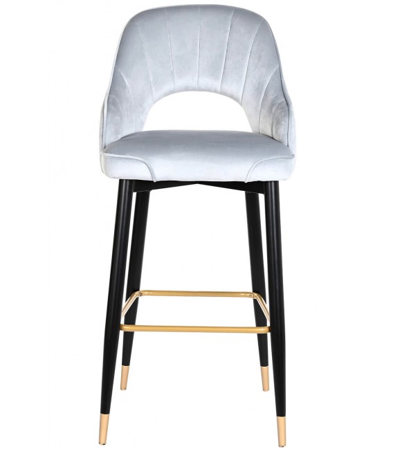 TABURETE 48 X 53 POLIESTER TERCIOPELO METAL