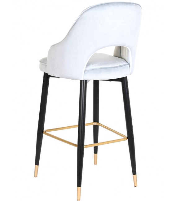 TABURETE 48 X 53 POLIESTER TERCIOPELO METAL