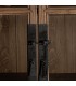 VITRINA 130 X 45 TARTU ARTESANAL MADERA DE OLMO NATURAL