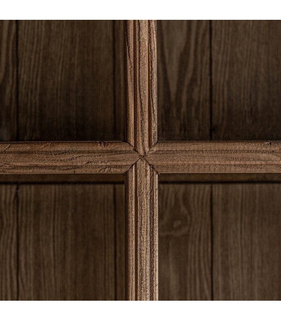 VITRINA 130 X 45 TARTU ARTESANAL MADERA DE OLMO NATURAL